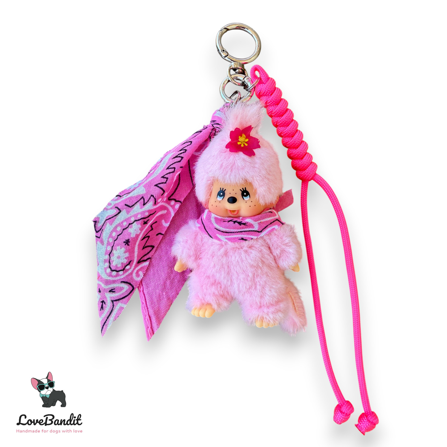 Taschenanhänger Bag Charm Monchhichi Pretty in Pink - LIMITIERT LoveBandit