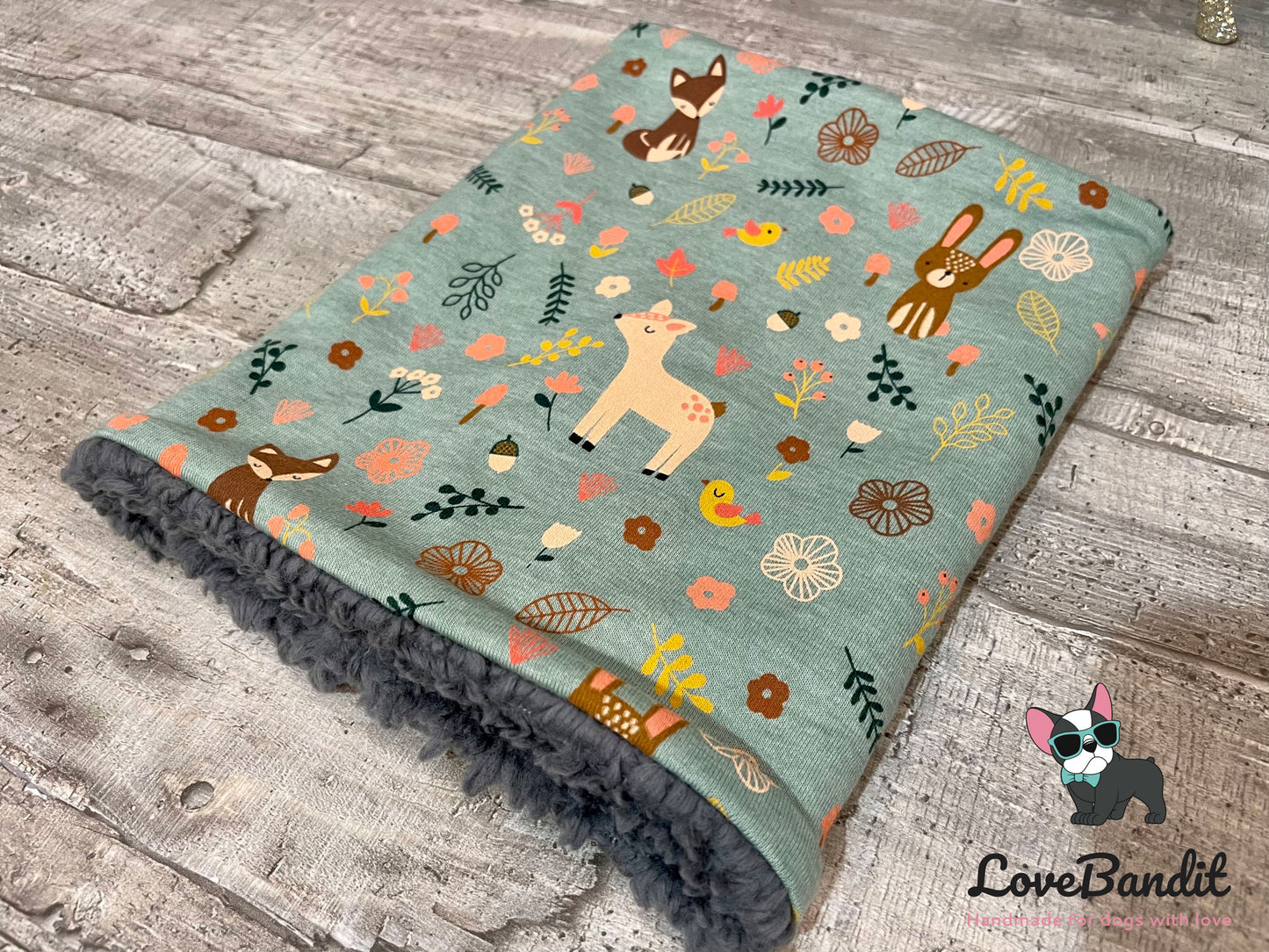 Hundeloop Hundeschal "Waldtiere melange" Lovebandit