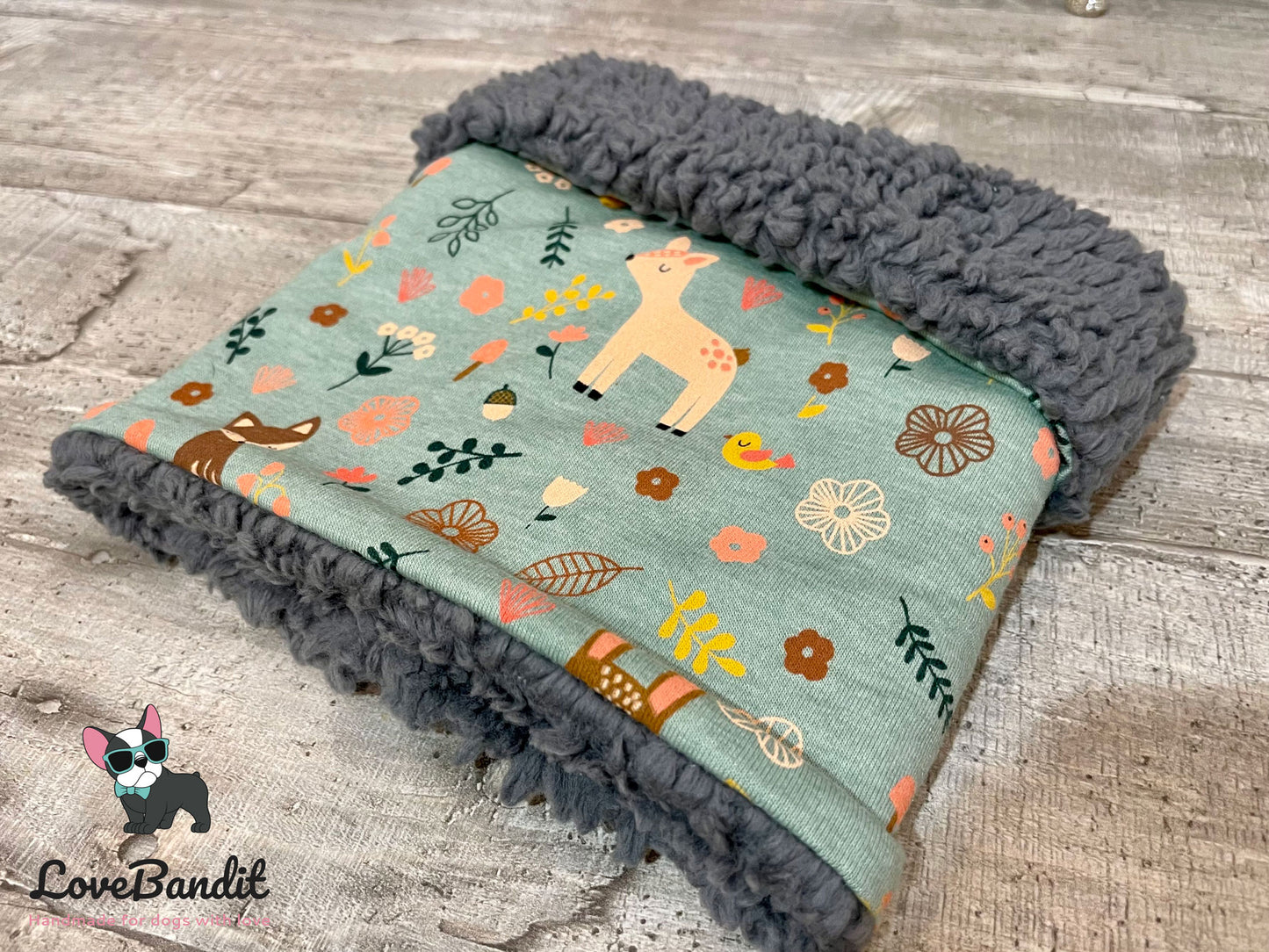 Hundeloop Hundeschal "Waldtiere melange" Lovebandit