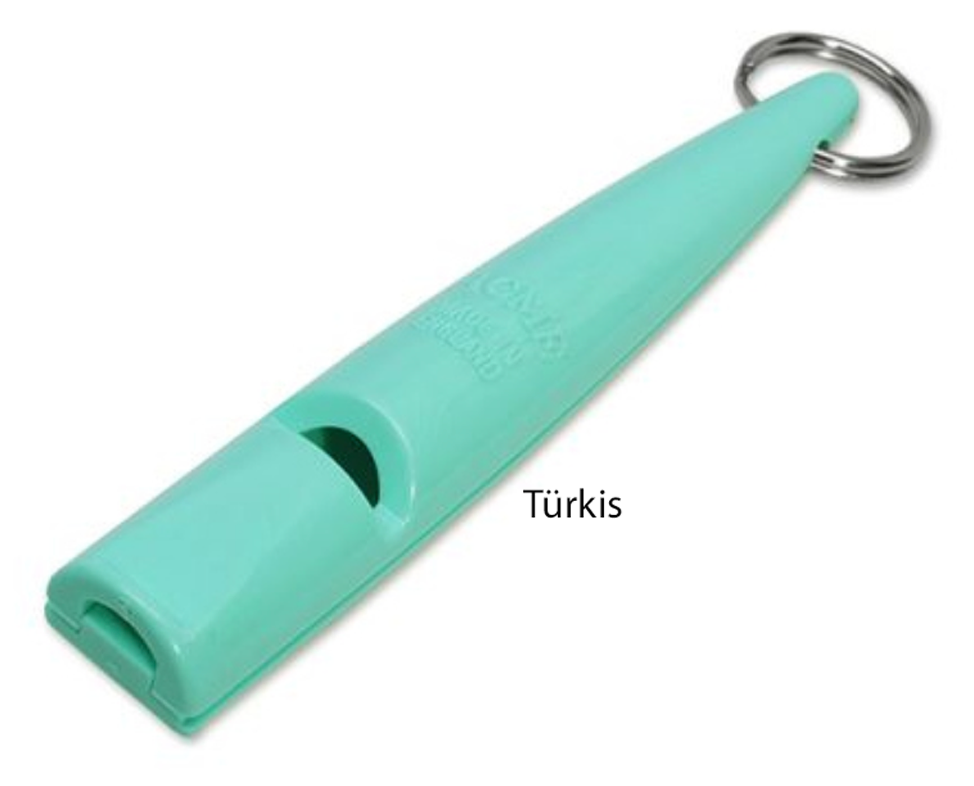 Hundepfeifenband - Hundekopf Herz - Petrol Türkis Bernsteinfarben - mit Metall- und Acryl-Glaselementen Lovebandit
