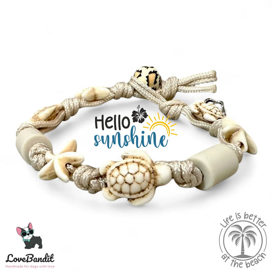 Armband - EM Keramik Armband "Friends Boho" passend zum EM Hundehalsband Lovebandit