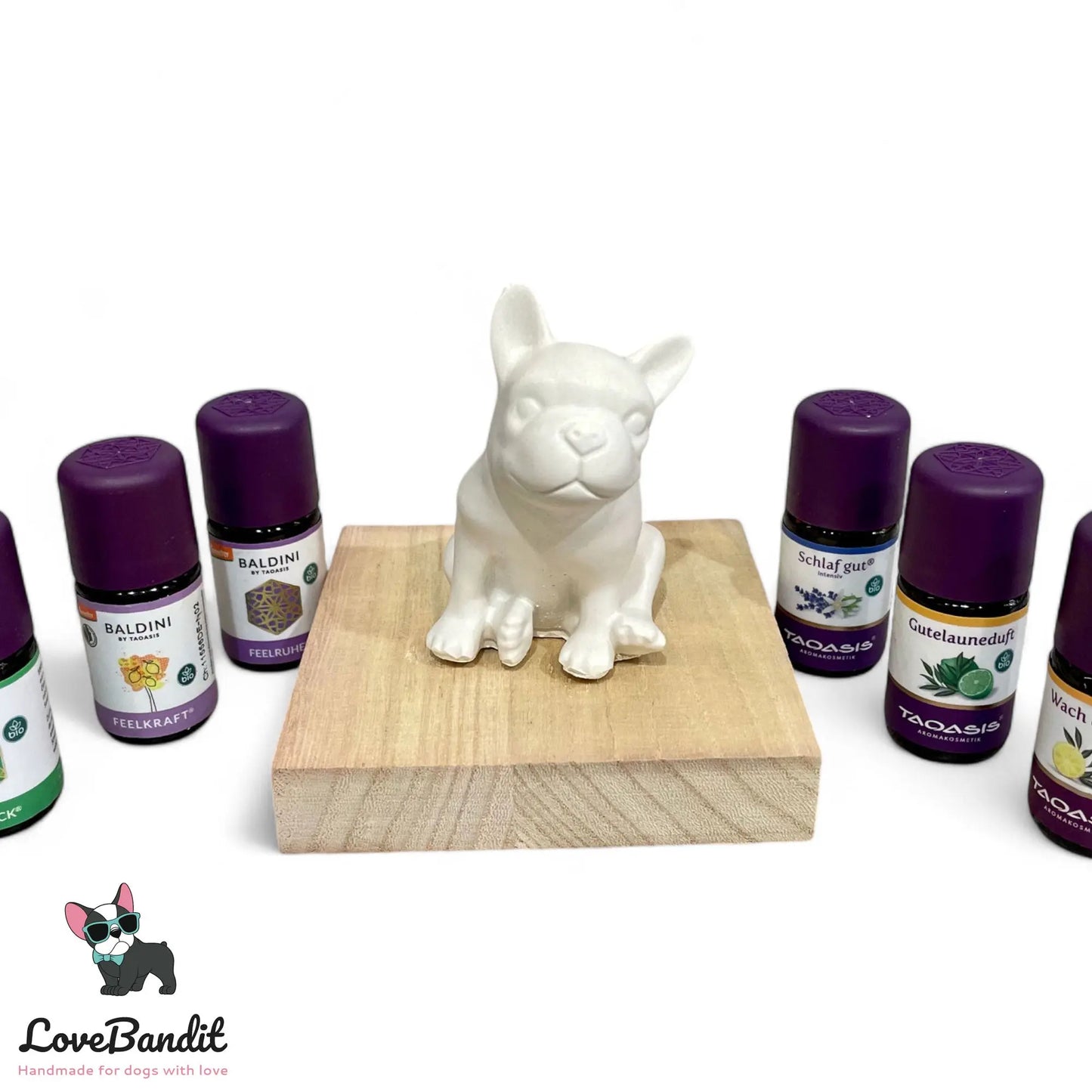 Duftstein Aromatherapie "Feelgood" Hund - Frenchie - Lagotto - Bulldog - LoveBandit