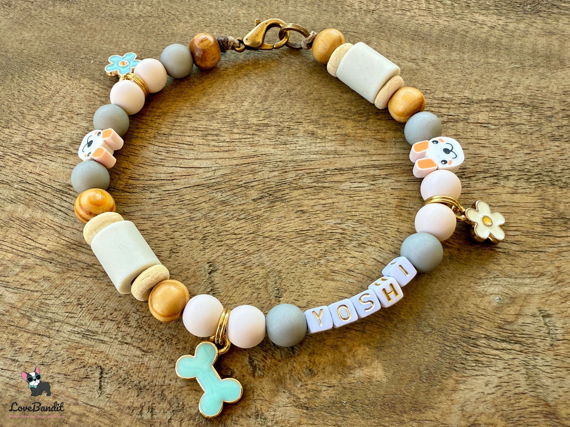 EM-Keramik Halsband Zeckenhalsband Chihuahua Frenchie LoveBandit