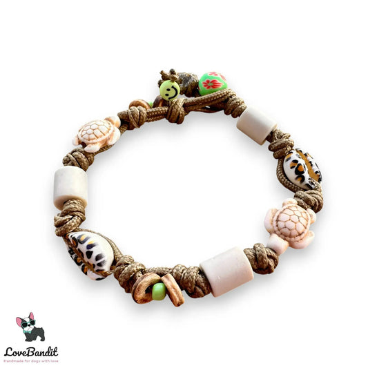 EM Keramik Armband "Leo Muschel voll angesagt" - LoveBandit