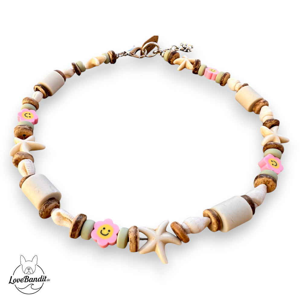 EM-Keramik-Halsband-Seesterne-Muscheln-SmileyBluemchen_rosa-LoveBandit-LoveBandit
