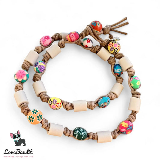 EM-Keramik Halsband Zeckenhalsband "Smartie" bunt - LoveBandit