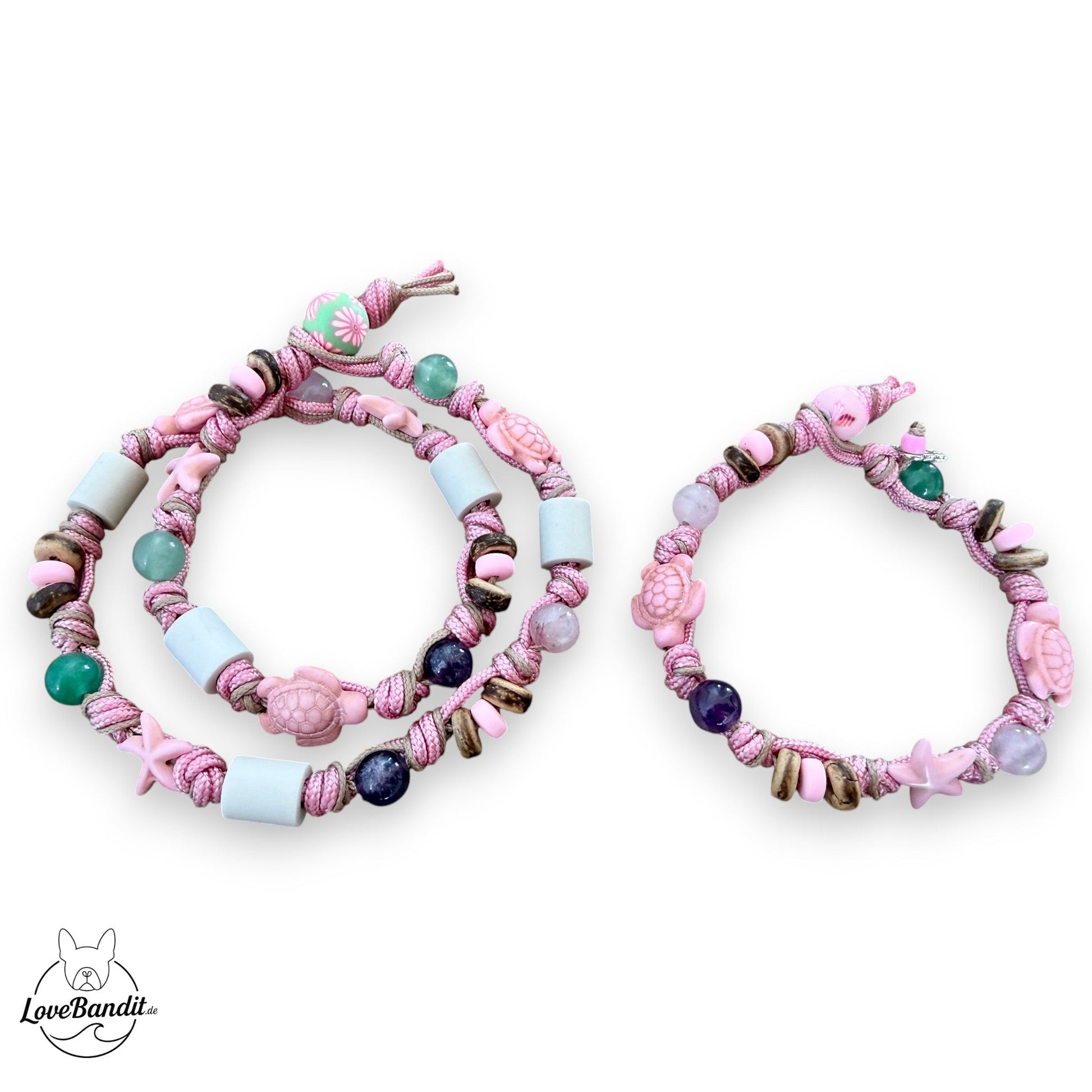 EM Keramik Heilstein Halsband Liebe Ruhe Mut 🤍 Lovebandit