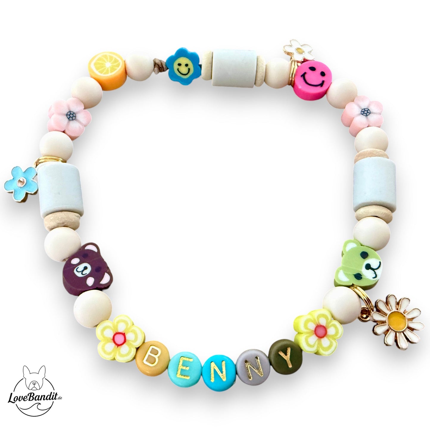 EM-Keramik Halsband Zeckenhalsband elastisch Aloha LoveBandit