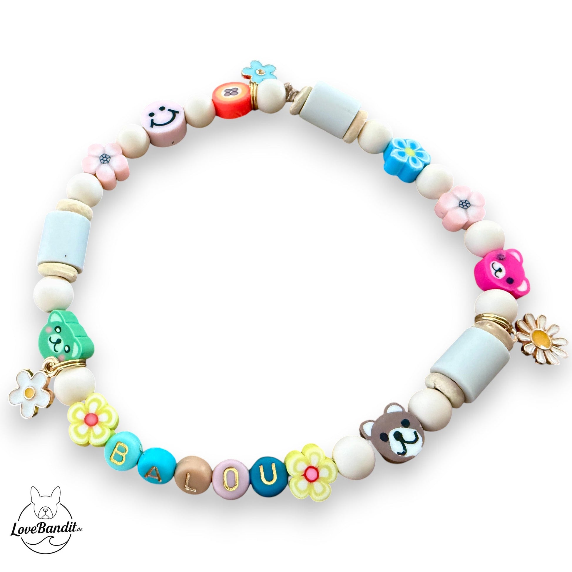 EM-Keramik Halsband Zeckenhalsband elastisch Aloha LoveBandit