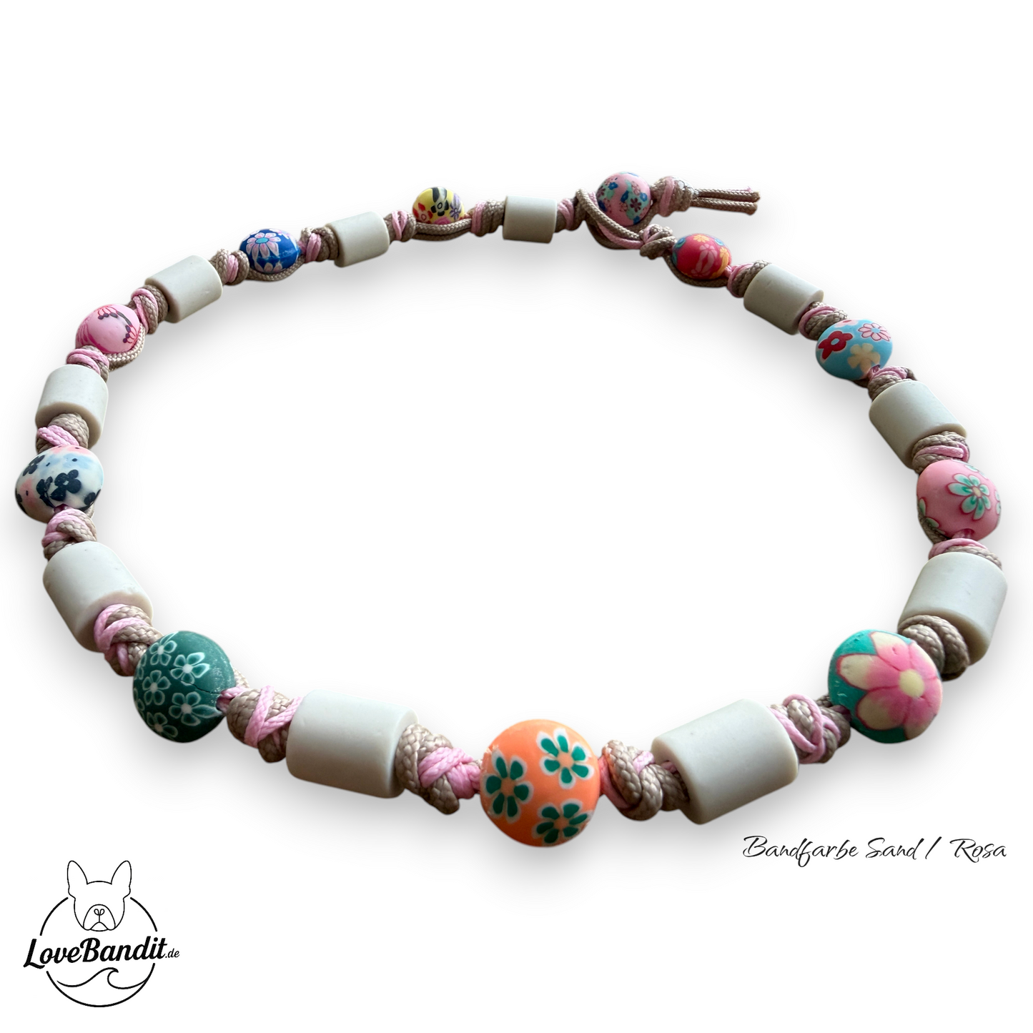 EM-Keramik Halsband Zeckenhalsband Smartie bunt LoveBandit