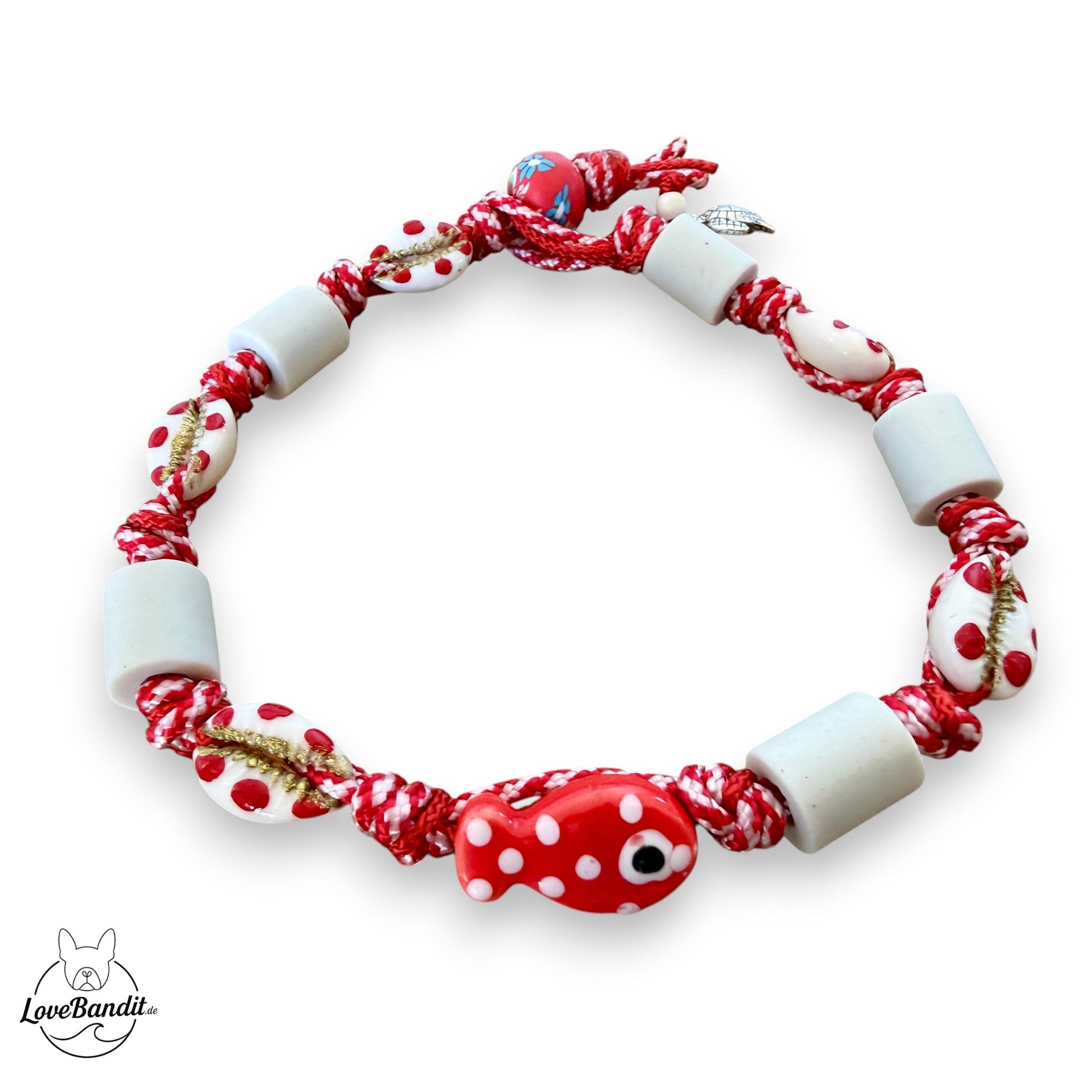 EM-Keramik Halsband "X-Mas" Muscheln Lovebandit