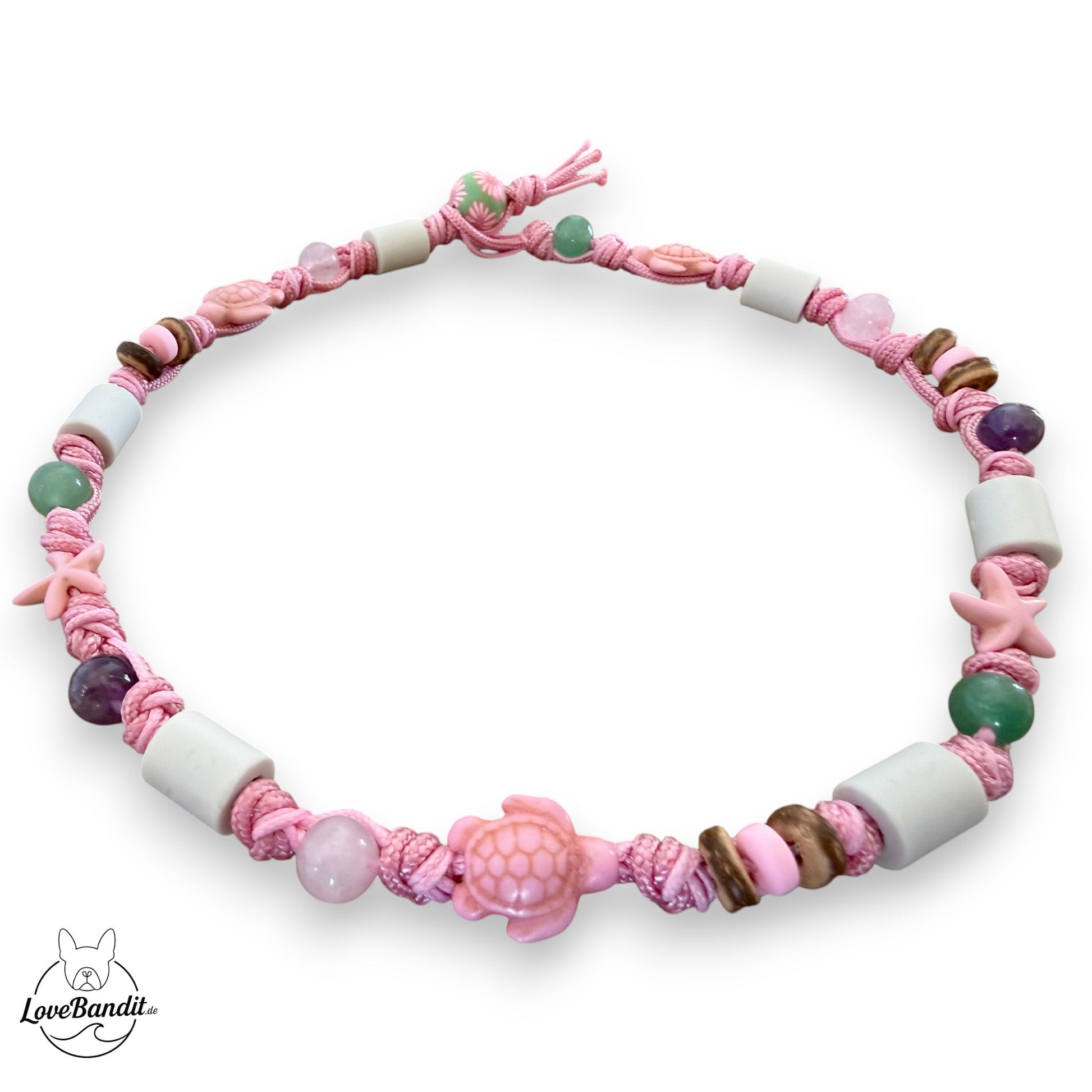 EM Keramik Heilstein Halsband Liebe Ruhe Mut 🤍 Lovebandit