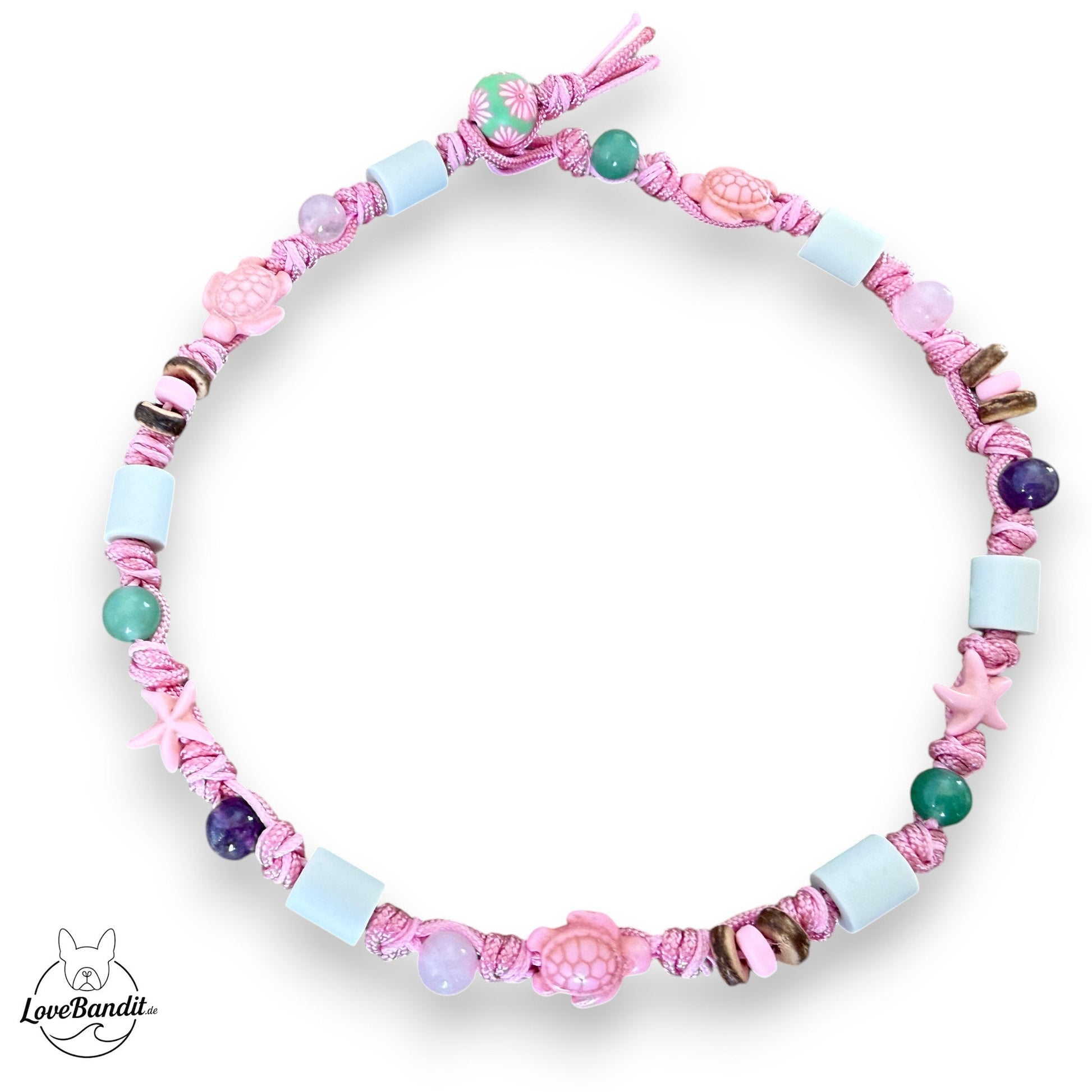 EM Keramik Heilstein Halsband Liebe Ruhe Mut 🤍 Lovebandit