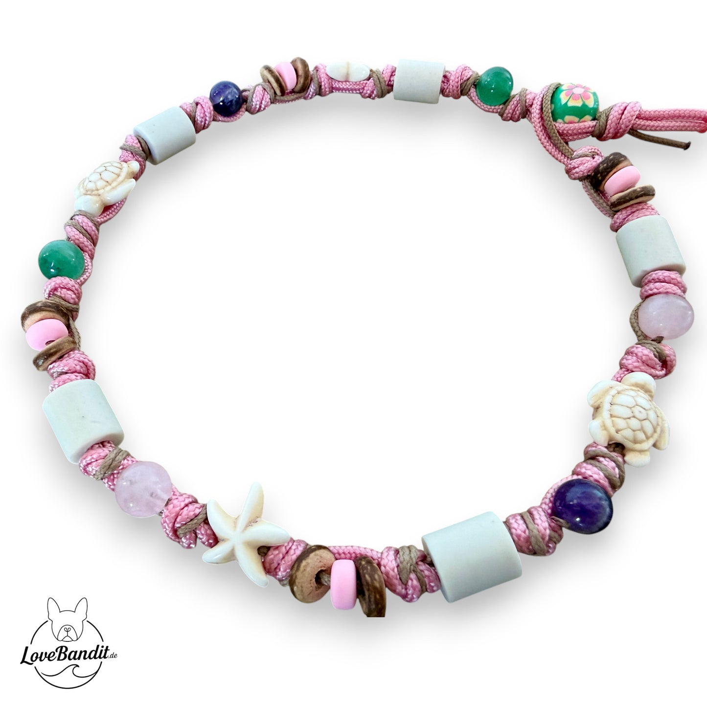 EM Keramik Heilstein Halsband Liebe Ruhe Mut 🤍