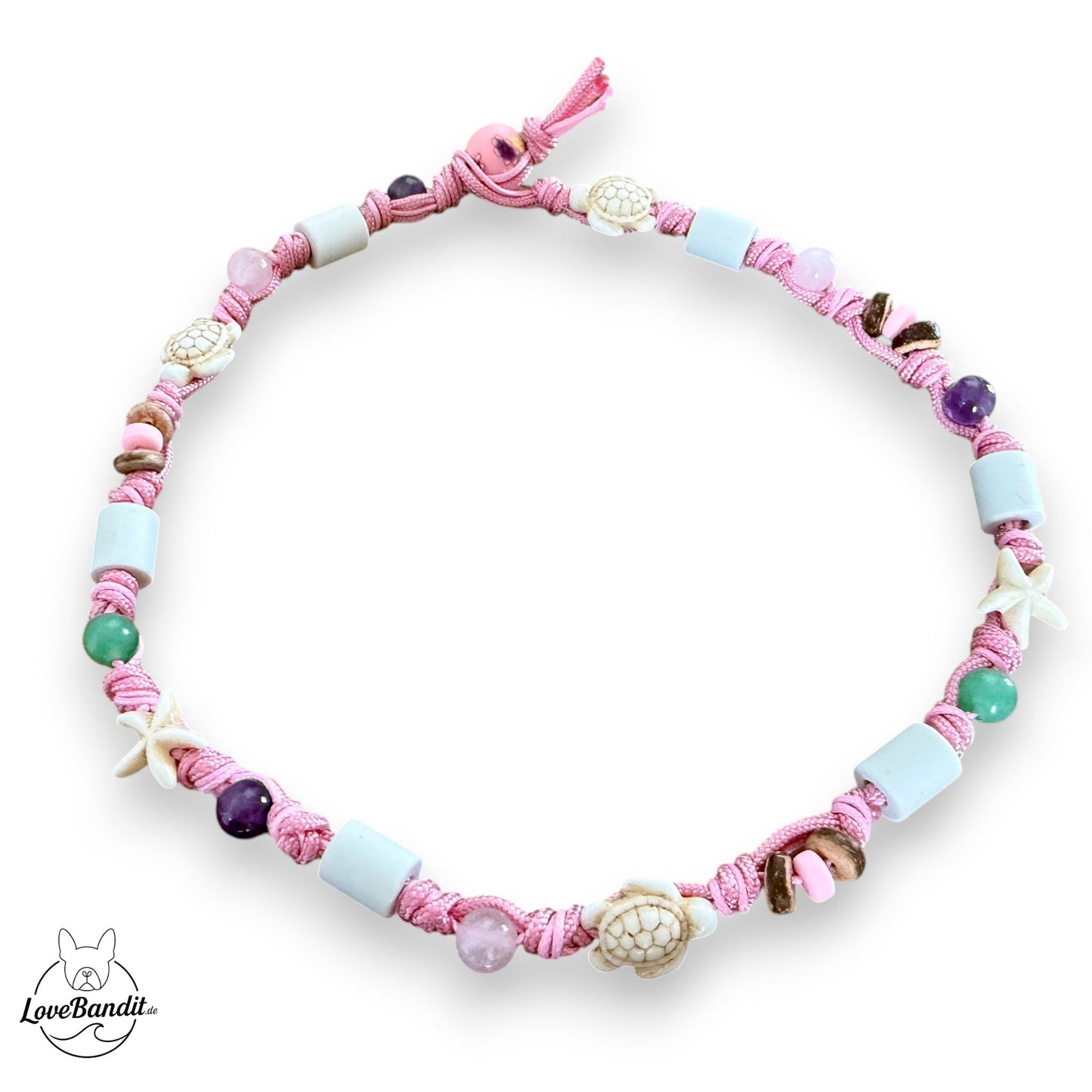 EM Keramik Heilstein Halsband Liebe Ruhe Mut 🤍 Lovebandit