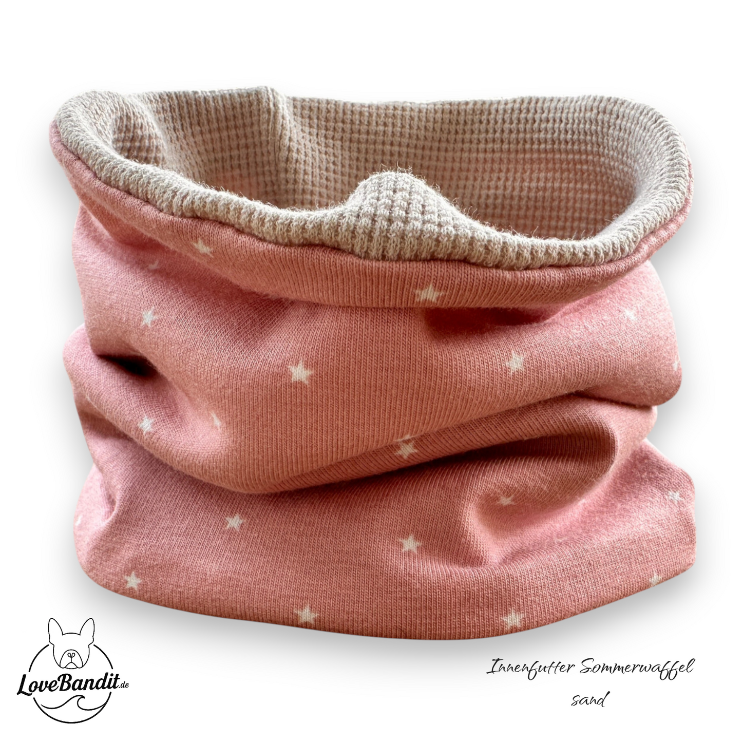 Hundeloop Hundehalstuch Frühling Sommer Sterne Mini Rosa