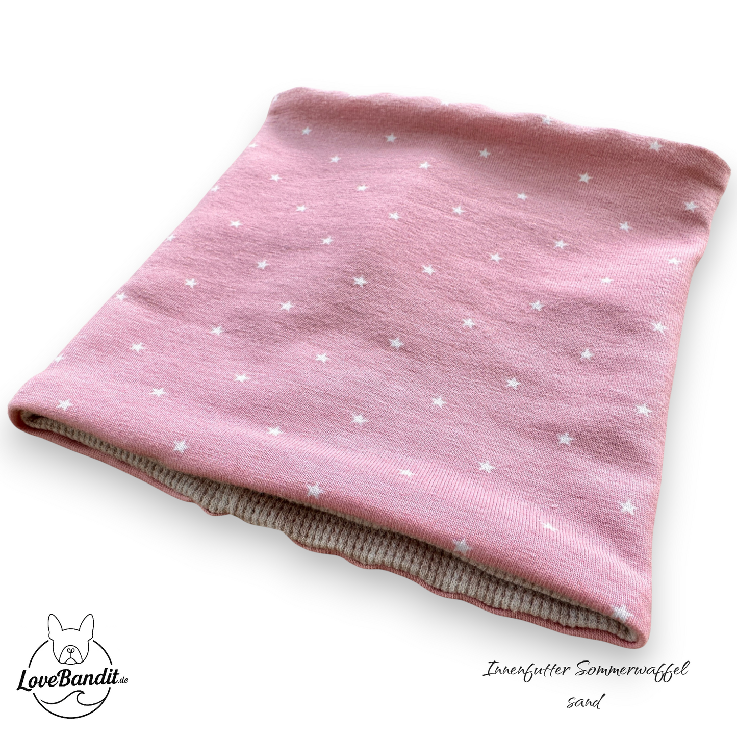 Hundeloop Hundehalstuch Frühling Sommer Sterne Mini Rosa