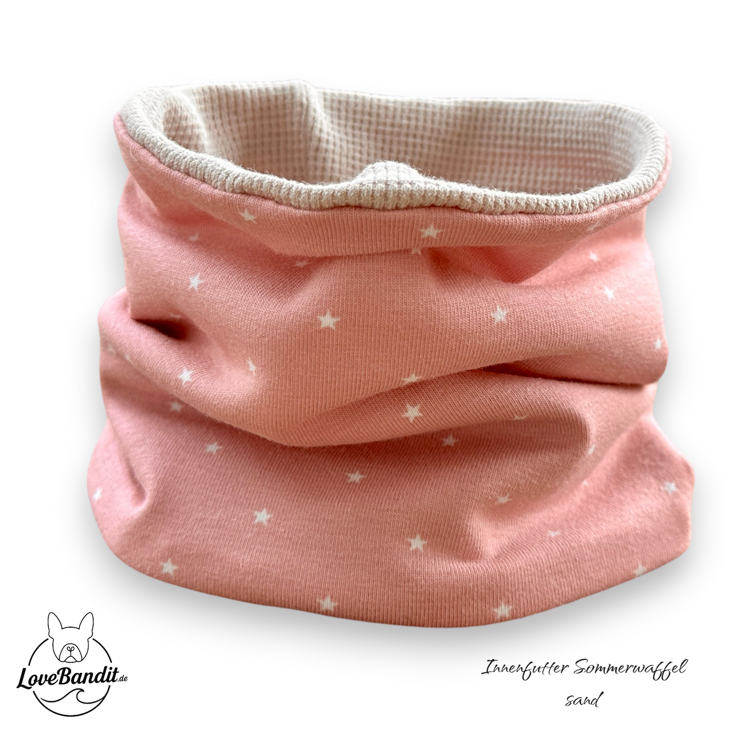 Hundeloop Hundehalstuch Frühling Sommer Sterne Mini Rosa