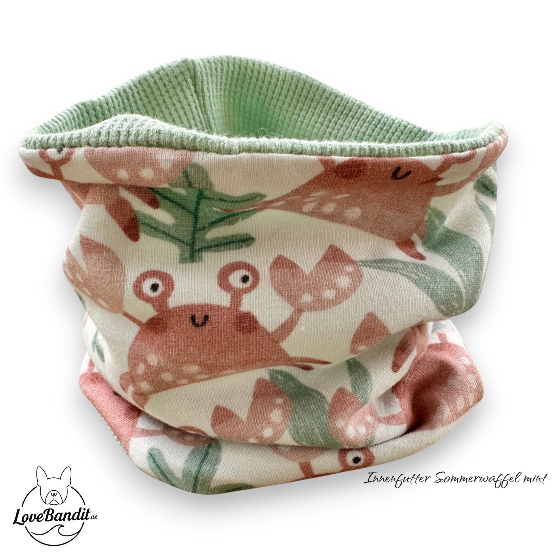 Hundeloop Hundehalstuch Frühling Sommer Krabben LoveBandit