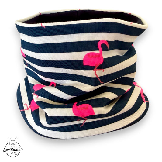 Hundeloop Hundehalstuch Frühling Sommer Pink Flamingo