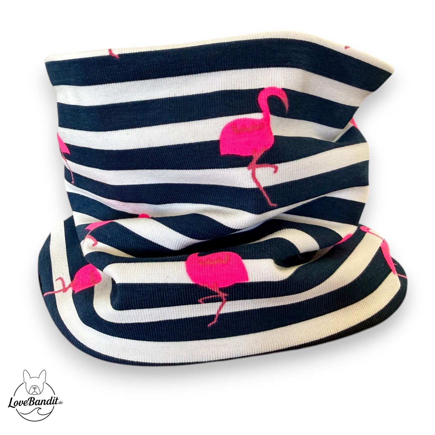Hundeloop Hundehalstuch Frühling Sommer Pink Flamingo