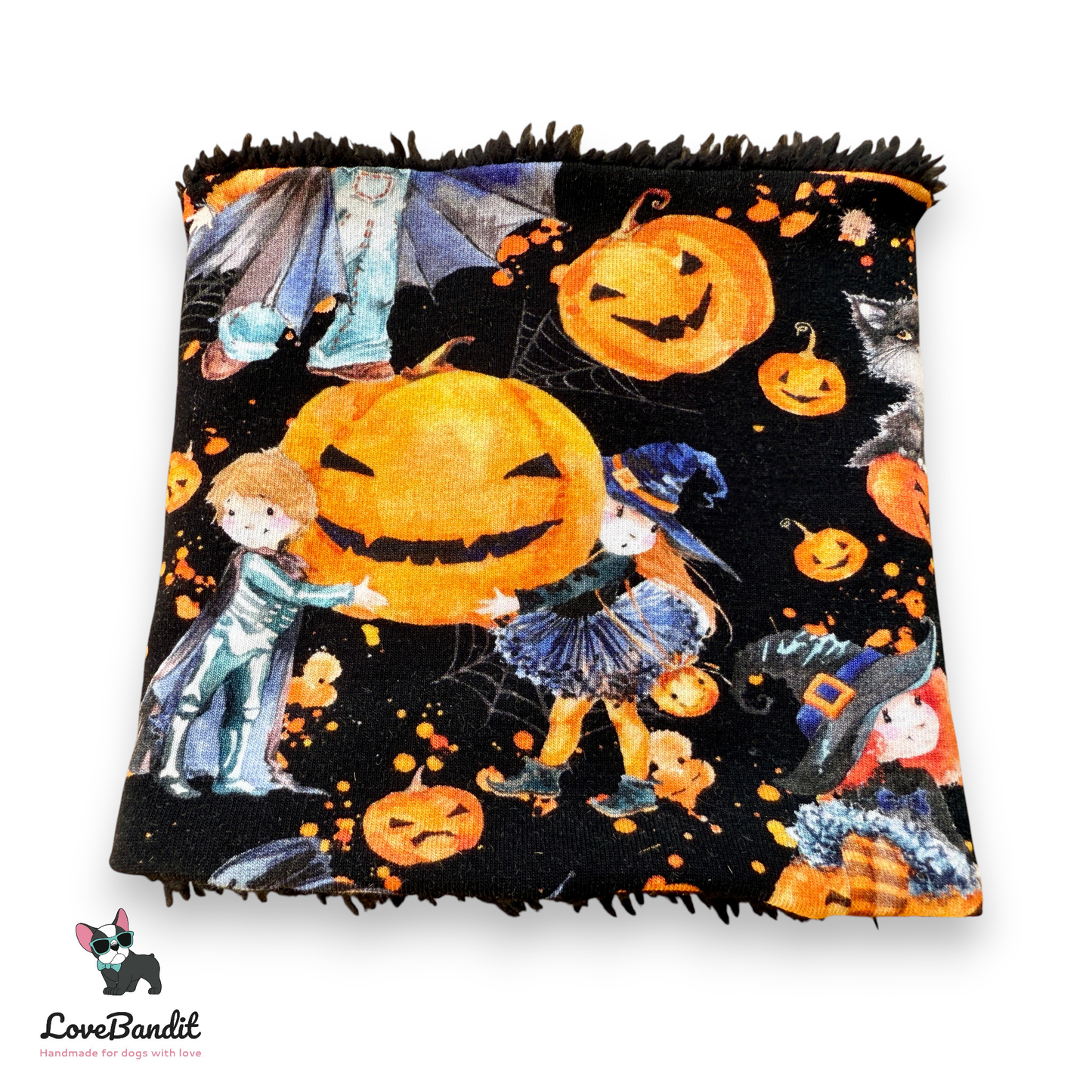 Hundeloop Hundeschal Halloween Kürbisse-LoveBandit