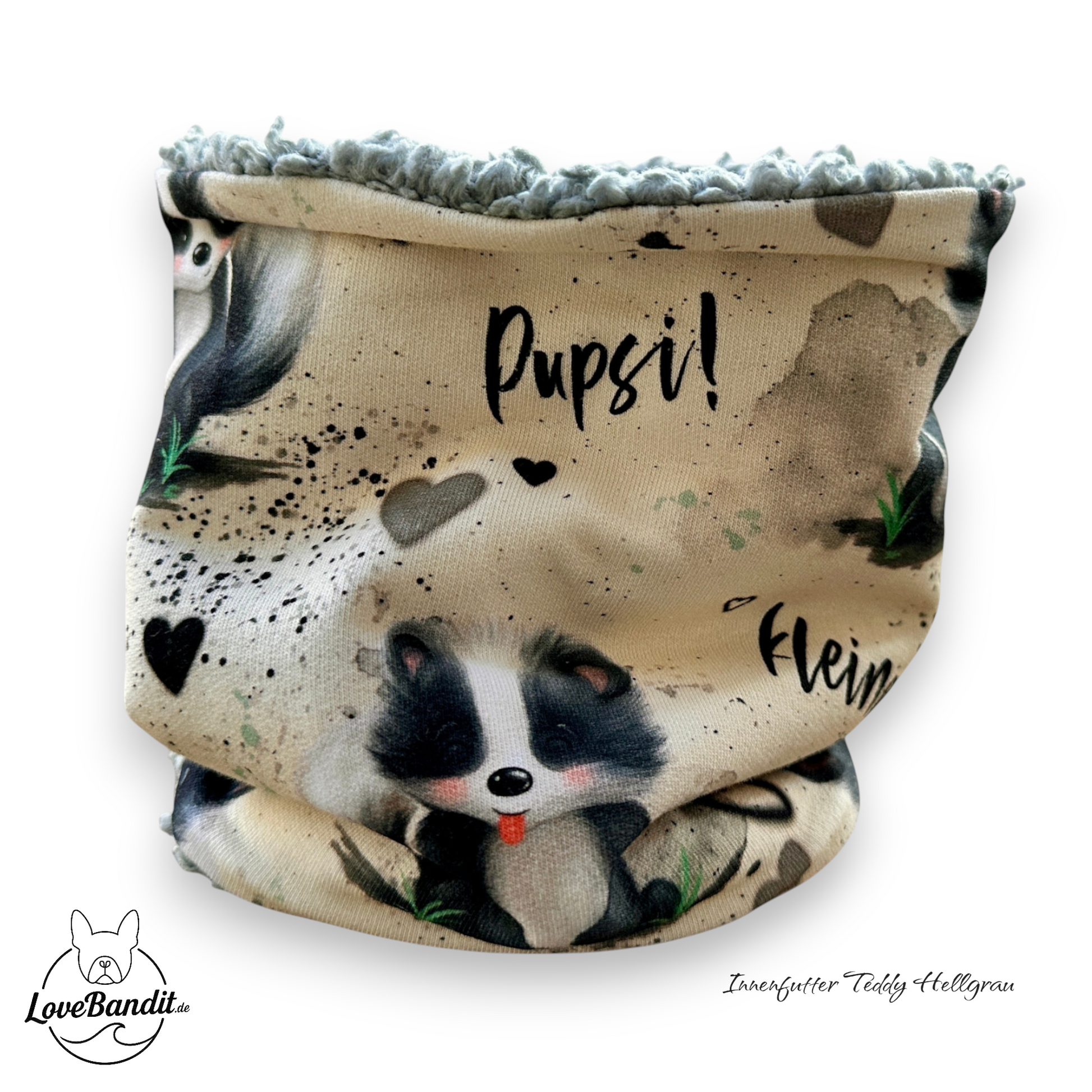 Hundeschal Hundeloop "Kleiner Stinker" Pupsi Lovebandit