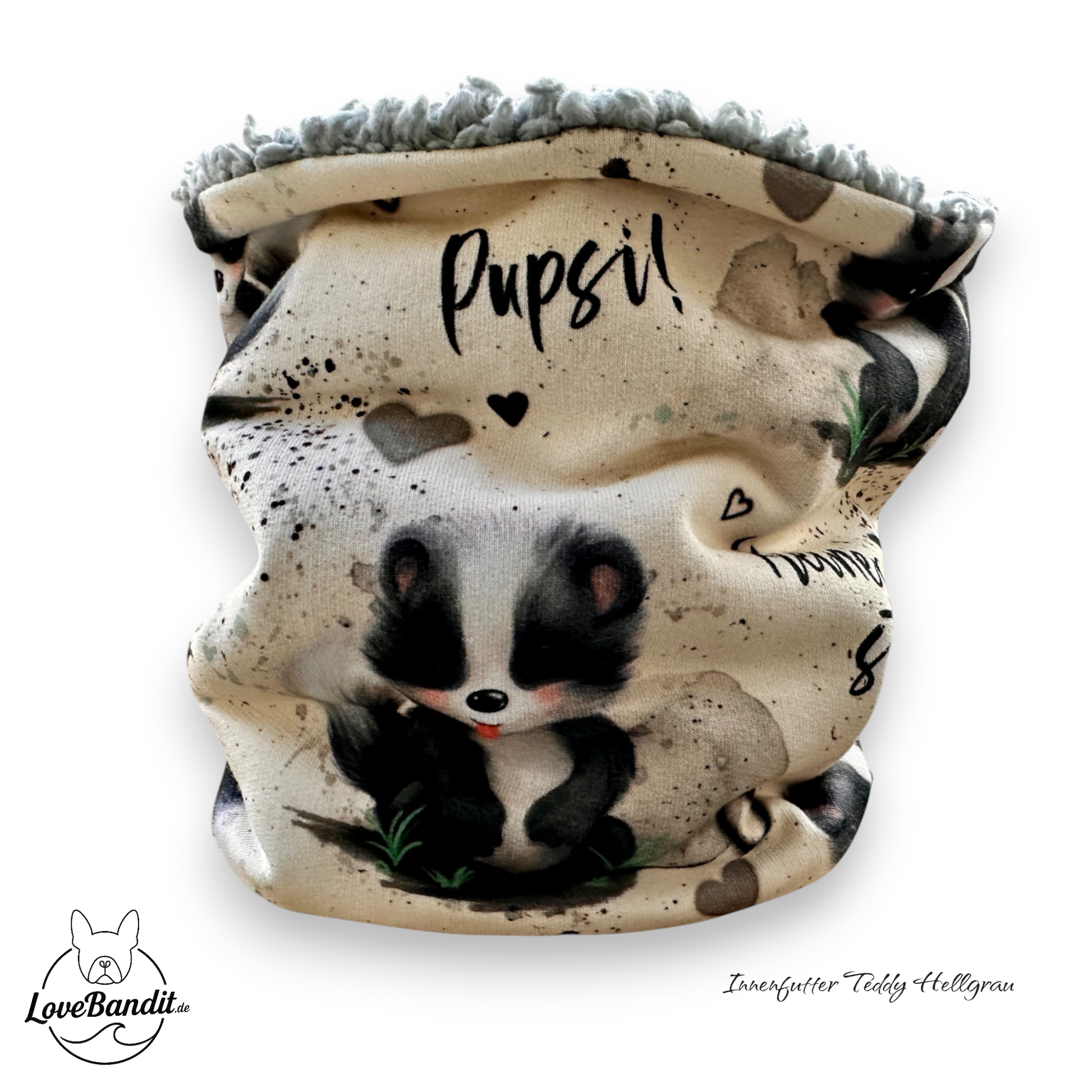Hundeschal Hundeloop "Kleiner Stinker" Pupsi Lovebandit