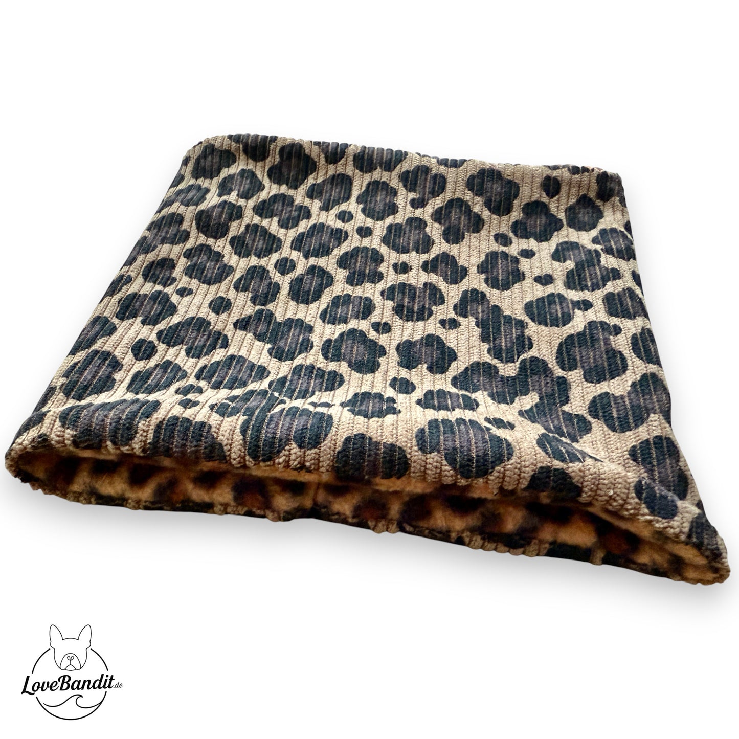 Hundeloop Hundeschal Leo und Cord braun