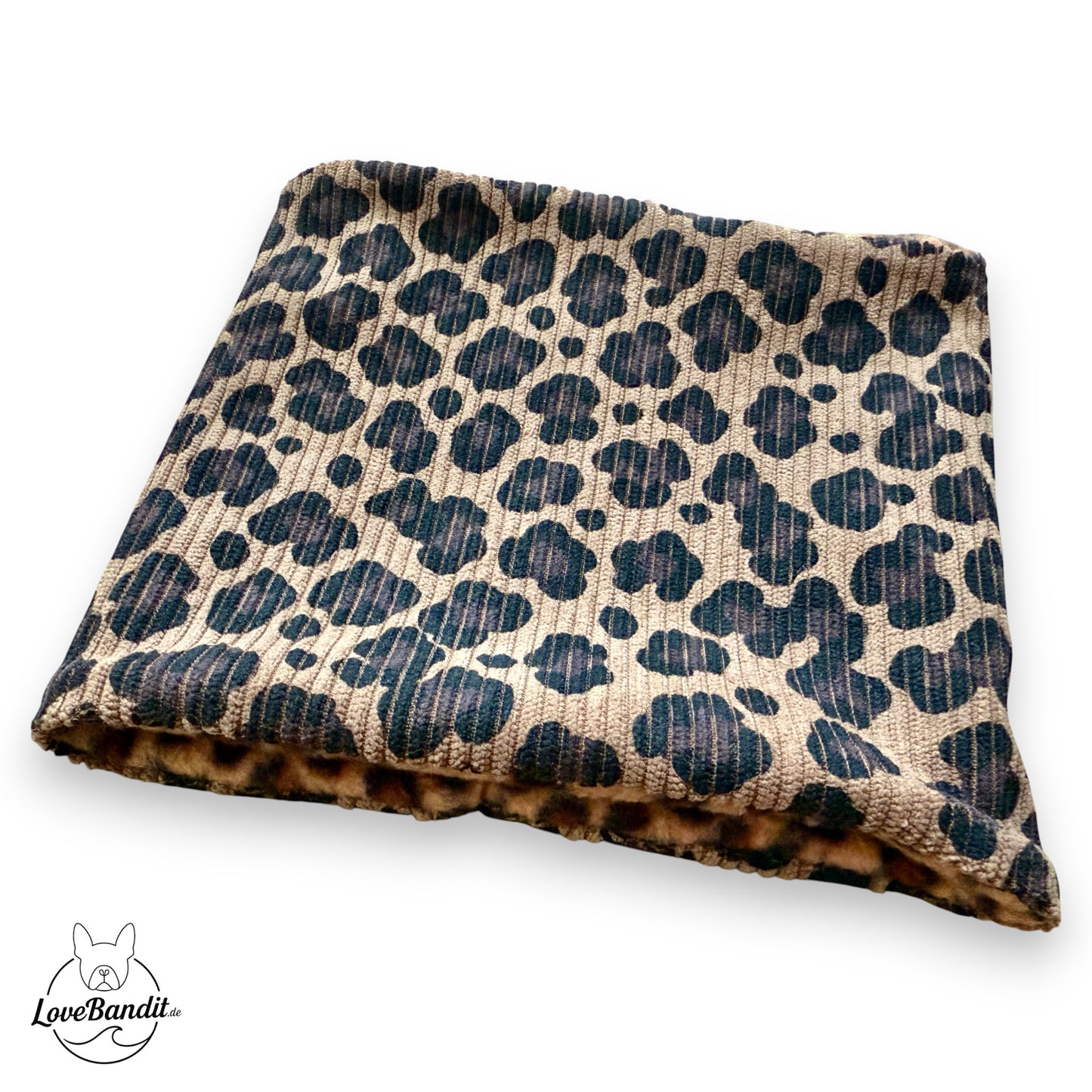 Hundeloop Hundeschal Leo und Cord braun