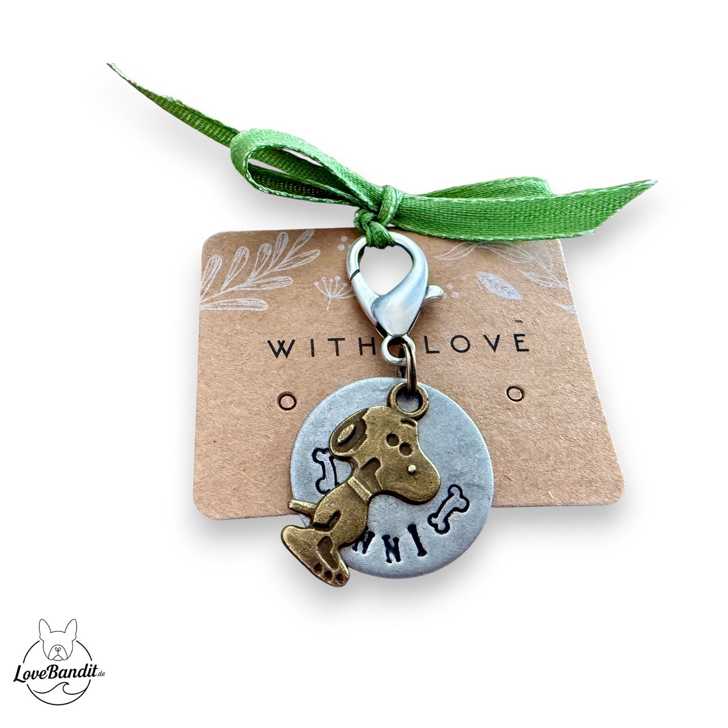 Hundemarke Kulthund Antik Silber Messing Bronze Lovebandit