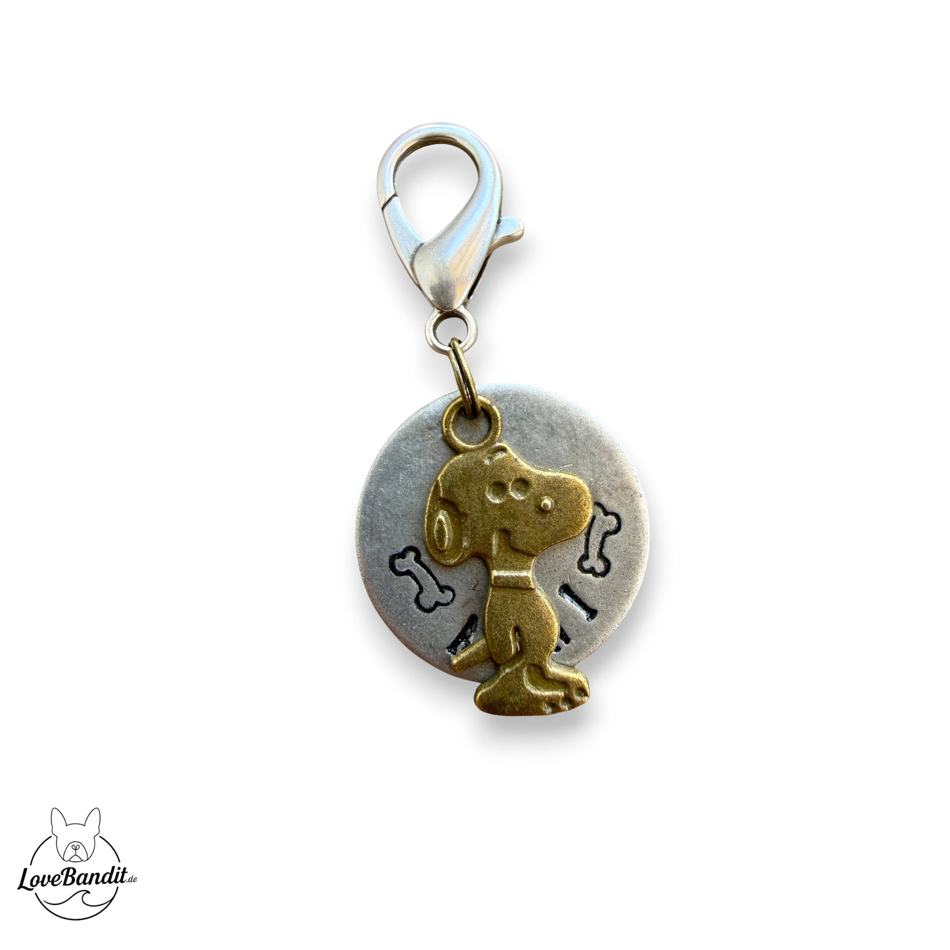 Hundemarke Kulthund Antik Silber Messing Bronze Lovebandit