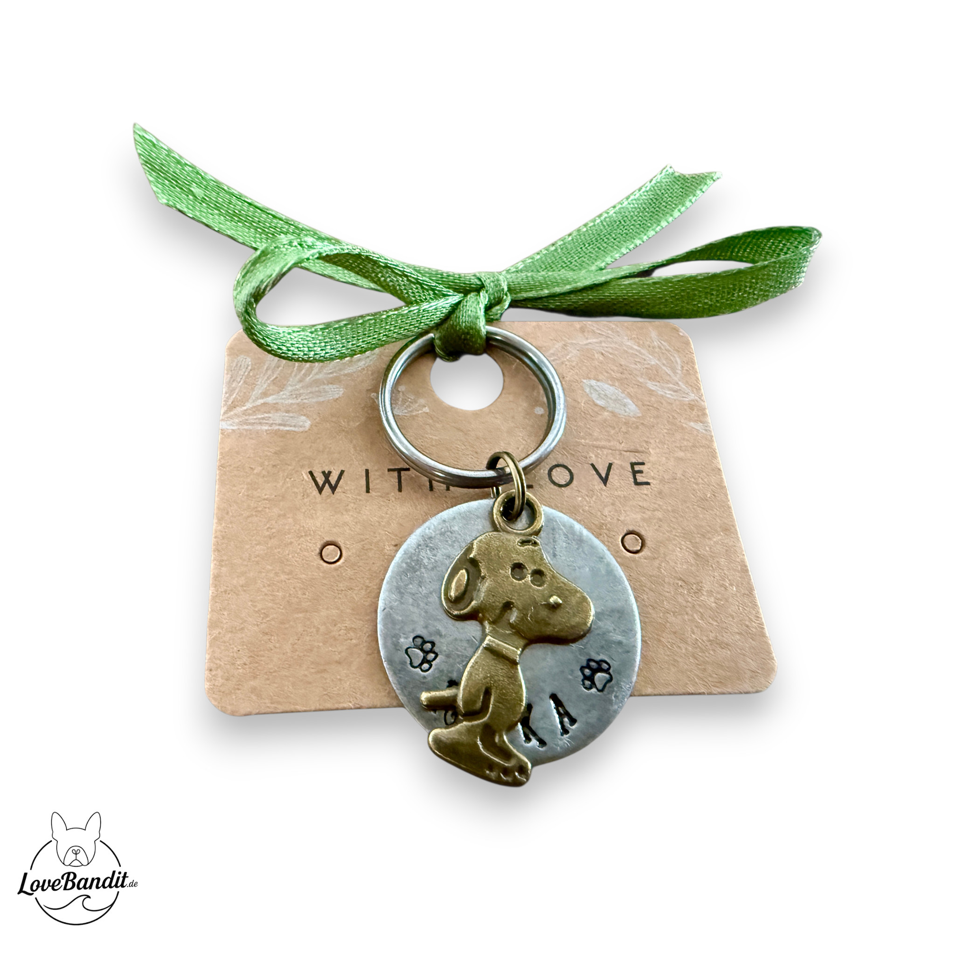 Hundemarke Kulthund Antik Silber Messing Bronze Lovebandit