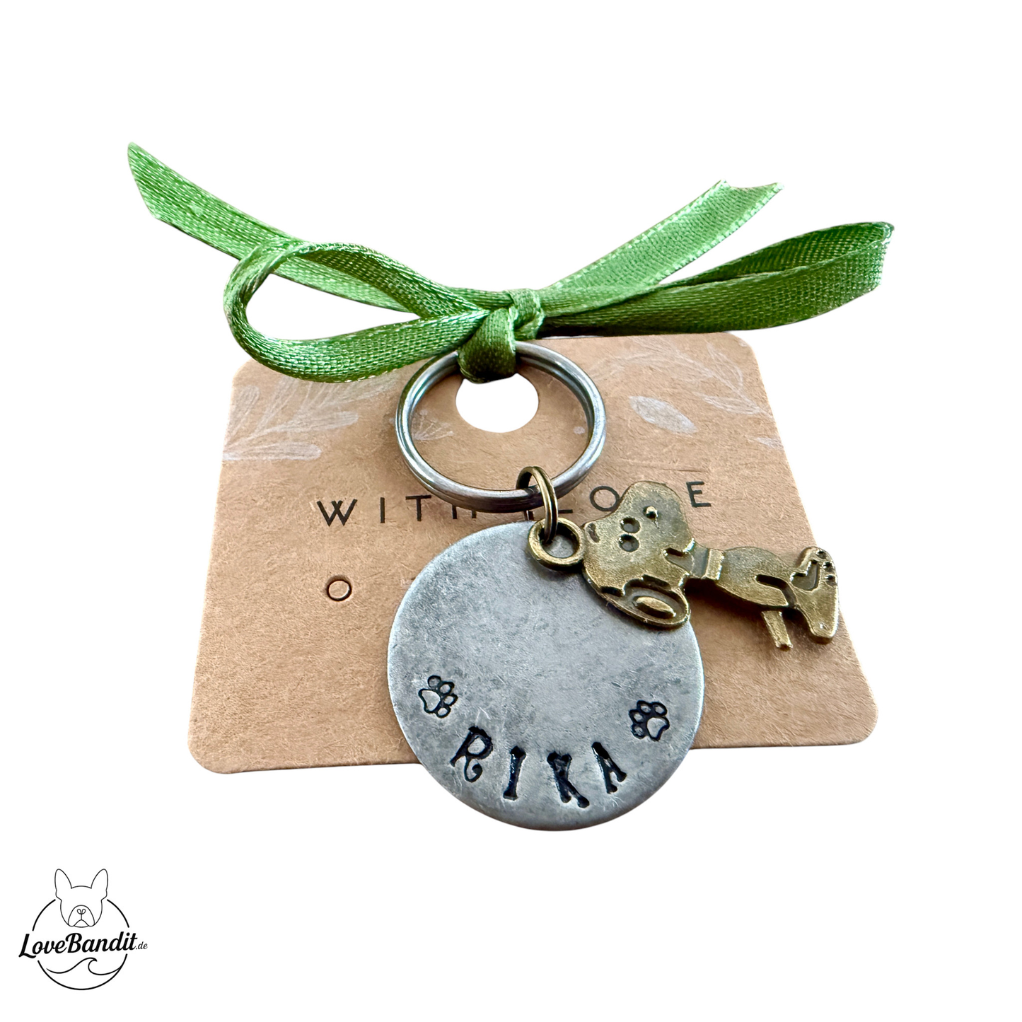 Hundemarke Kulthund Antik Silber Messing Bronze Lovebandit