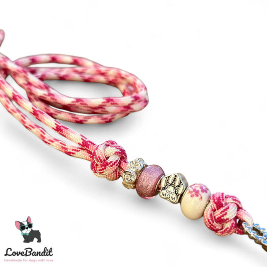 Hundepfeifenband "Pink Dog Mom" aus Paracord - LoveBandit