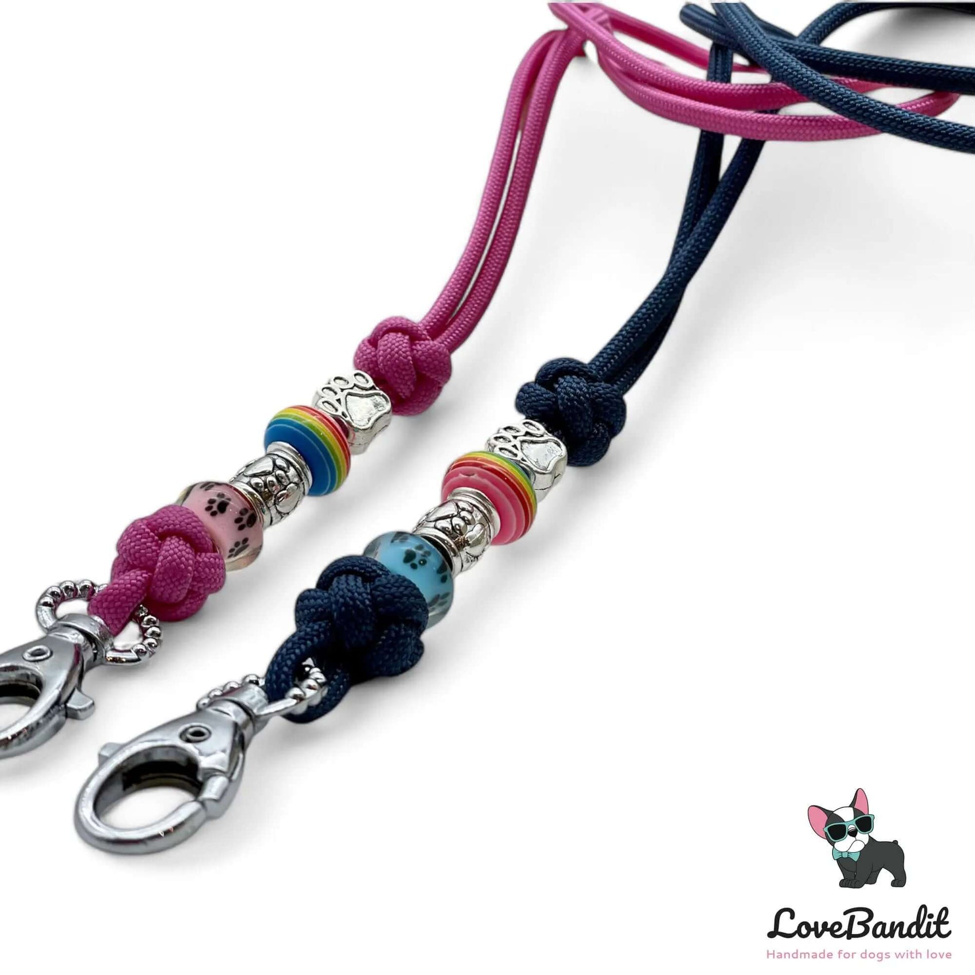 Hundepfeifenband Pride Blau aus Paracord - LoveBandit