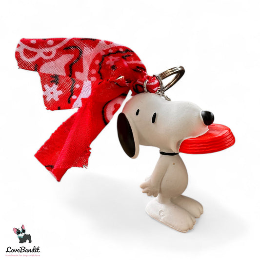 Schlüsselanhänger Taschenanhänger Pfeifenband Peanuts "Snoopy mit Napf" Lovebandit