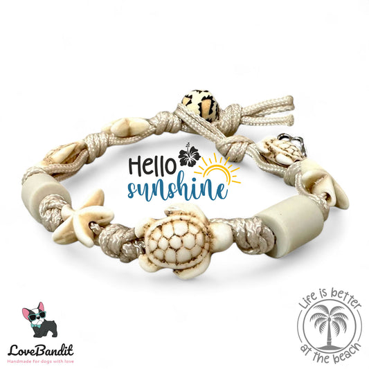 Armband - EM Keramik Armband "Friends Boho" passend zum EM Hundehalsband Lovebandit