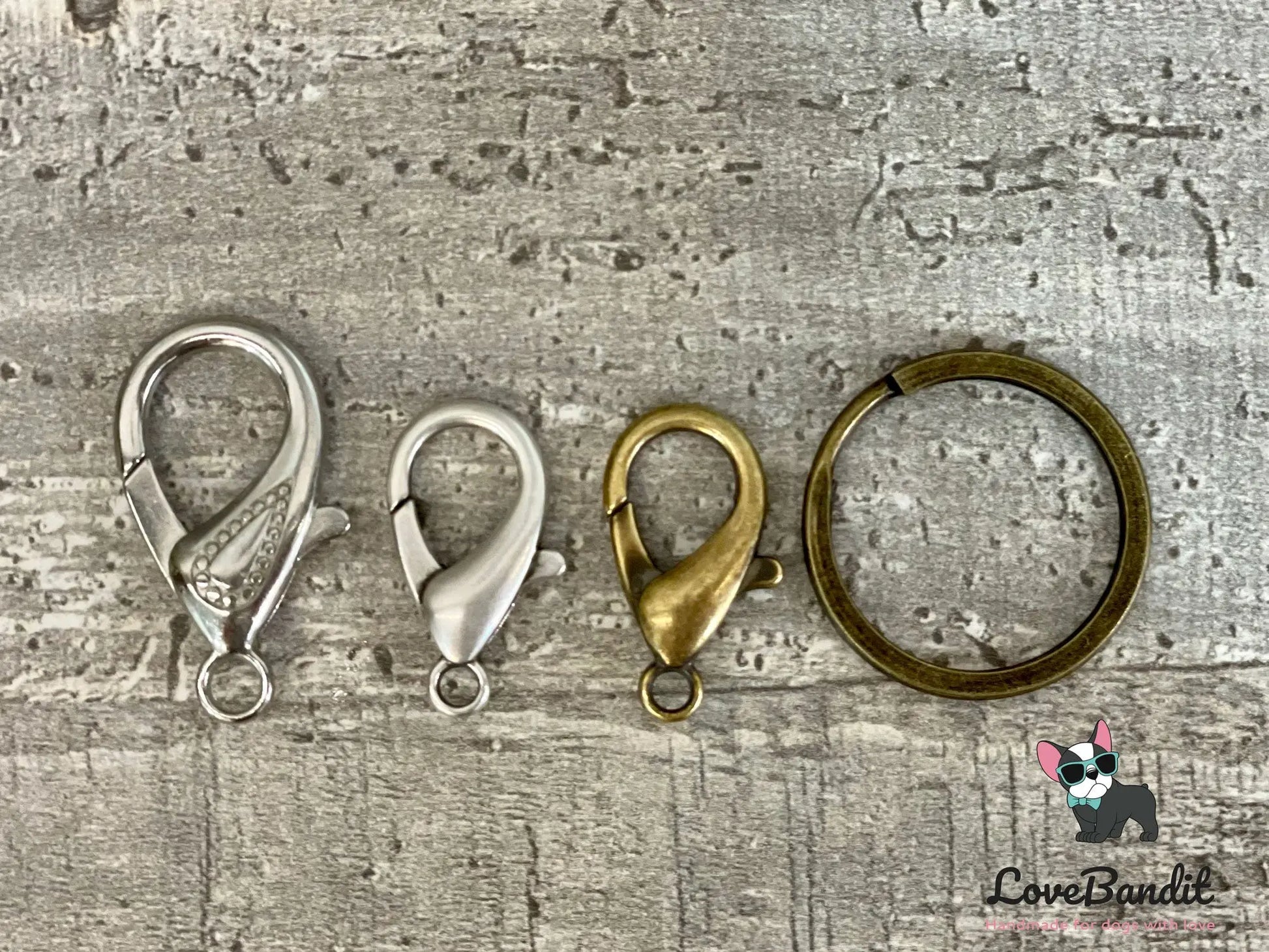 Hundemarke Kulthund Antik Silber Messing Bronze - LoveBandit