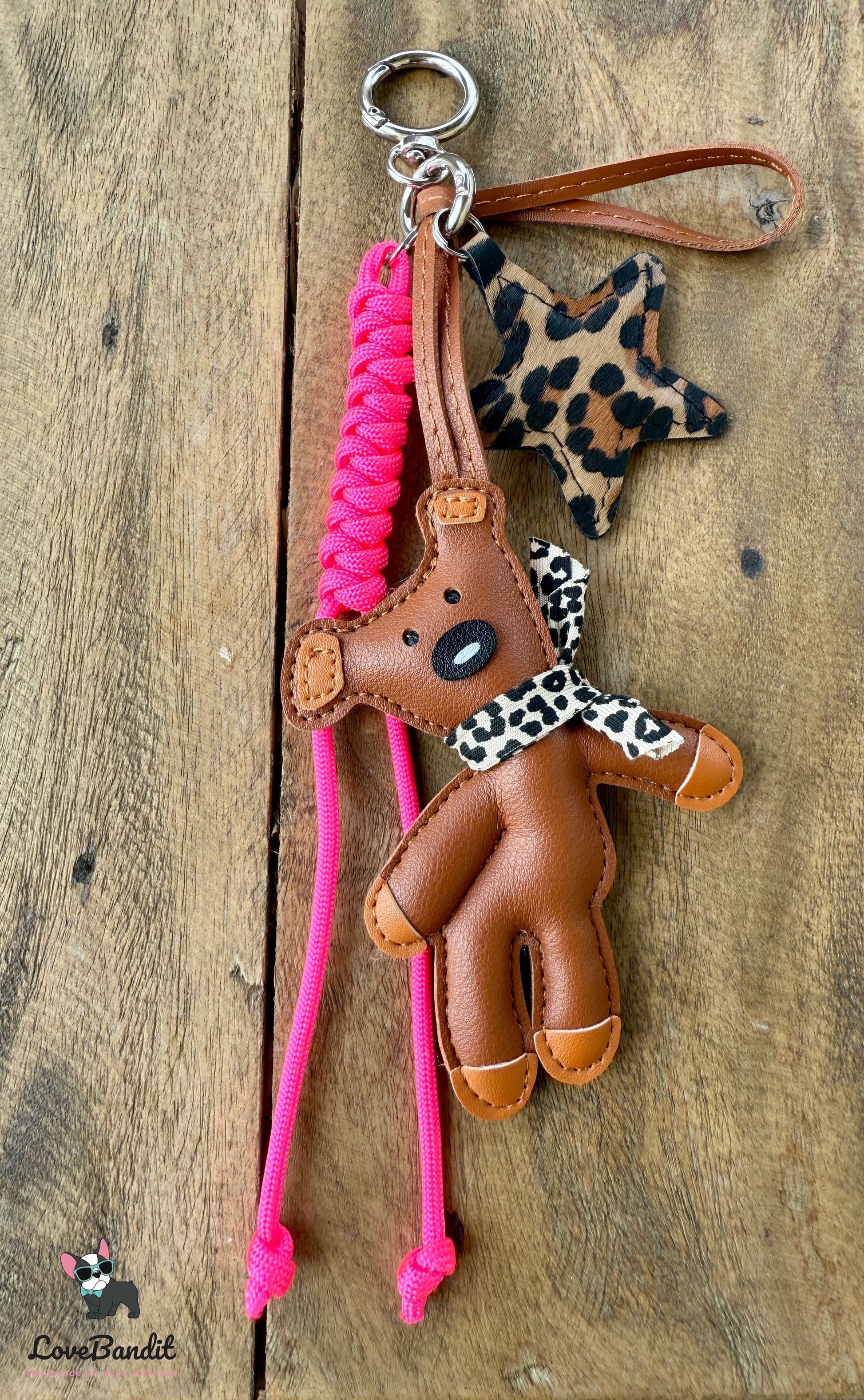 Taschenanhänger Bag Charm frecher Bär Leo LoveBandit