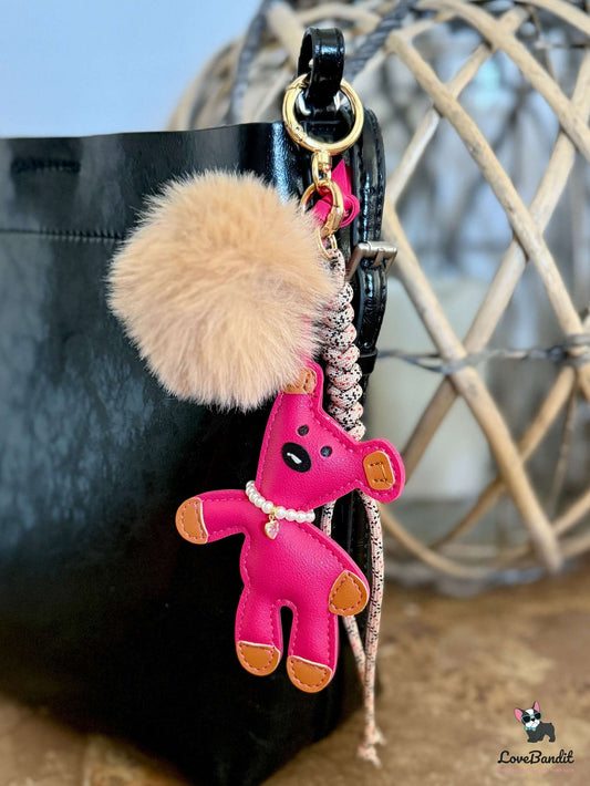 Taschenanhänger Bag Charm frecher Bär Pink LoveBandit