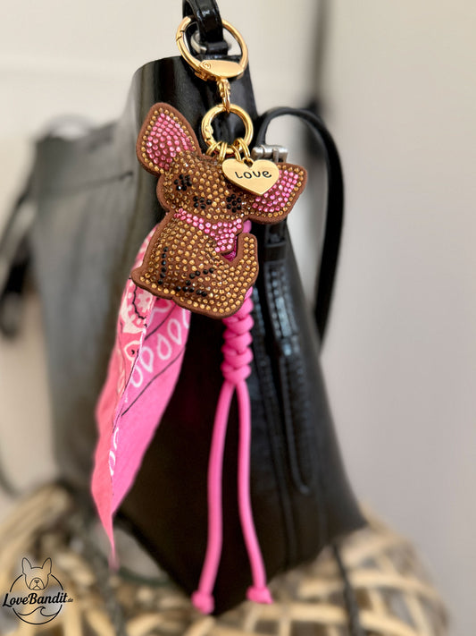 Taschenanhänger Bag Charm Chihuahua Pink-LoveBandit