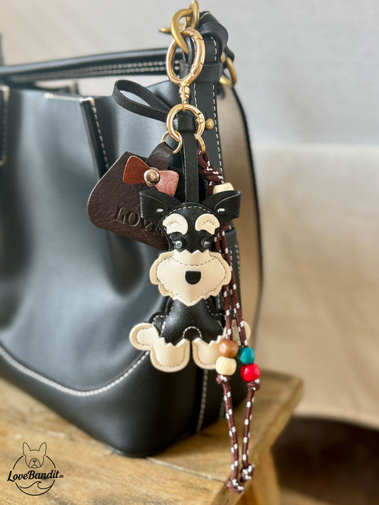 Taschenanhänger Bag Charm Little Schnauzer Love blk 🐾🖤