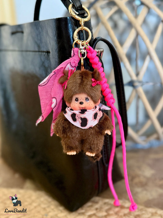 Taschenanhänger Bag Charm Monchhichi Pink - RARITÄT LoveBandit