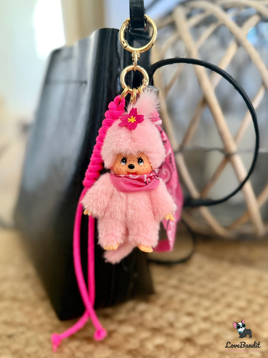 Taschenanhänger Bag Charm Monchhichi Pretty in Pink - LIMITIERT LoveBandit