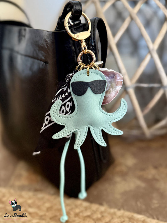 Taschenanhänger Bag Charm Octopus Pearlmutt-LoveBandit