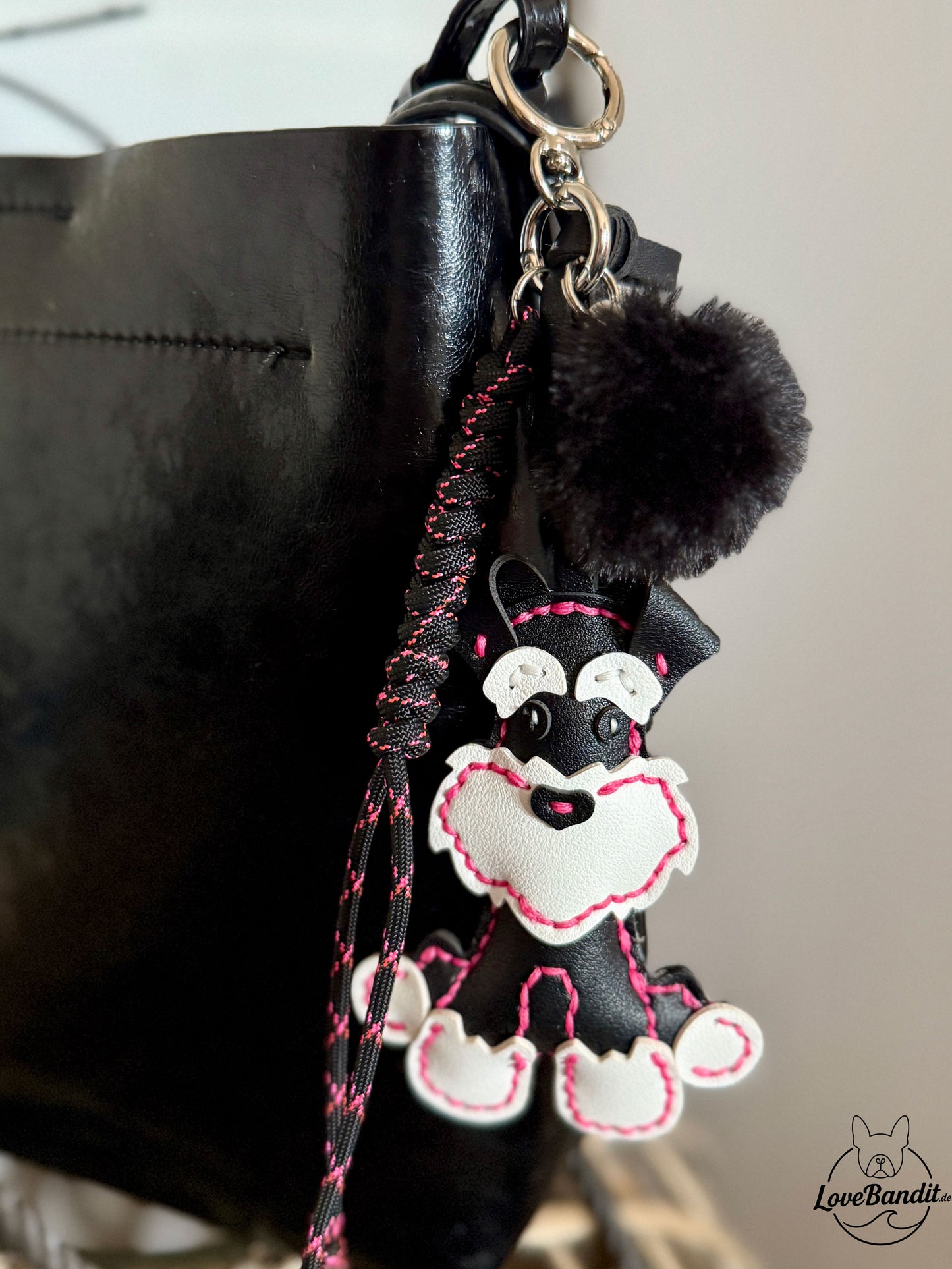 Taschenanhänger Bag Charm Little Schnauzer 🖤🐾✨