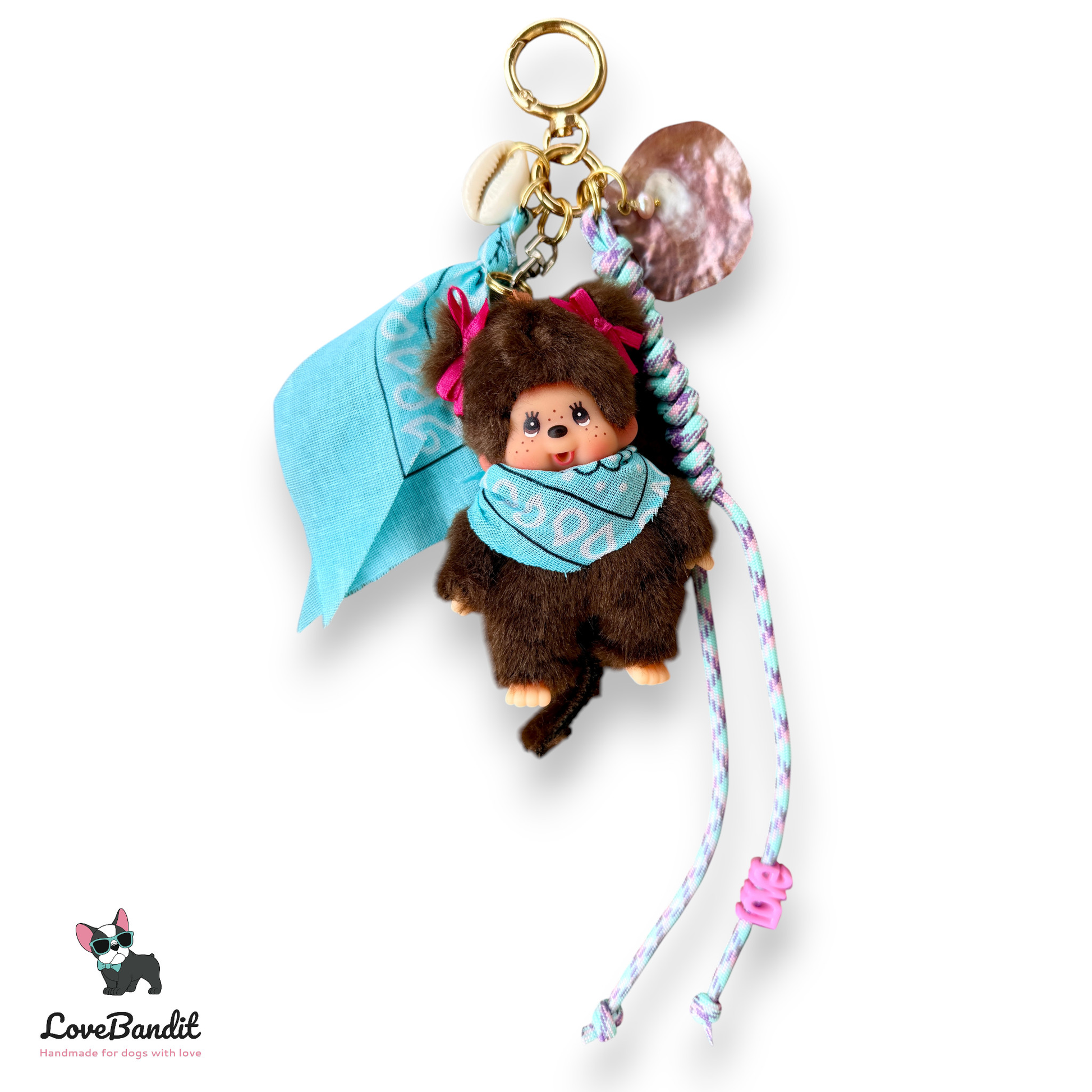 Taschenanhänger Bag Charm Monchhichi Beach Girl-LoveBandit