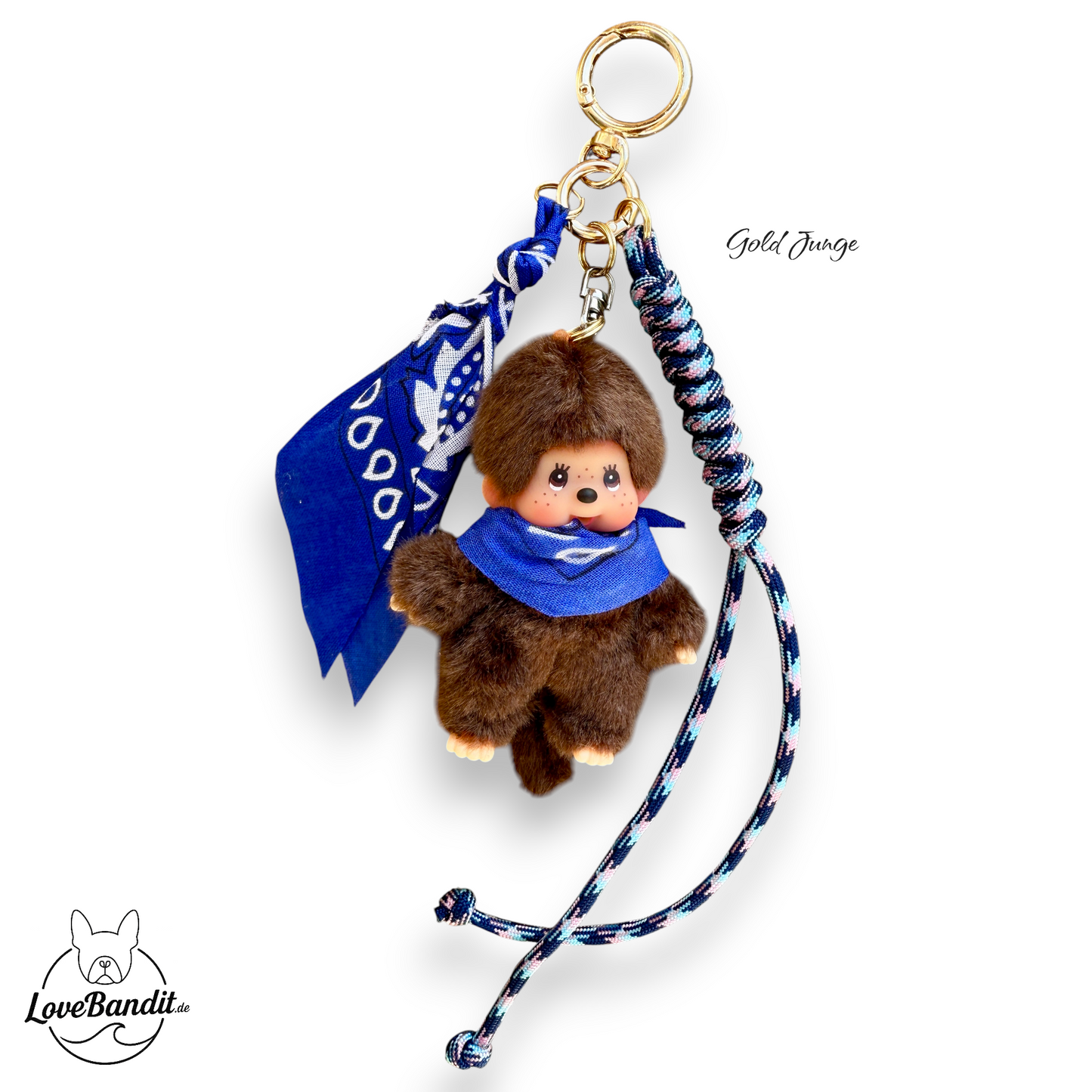 Taschenanhänger Bag Charm Monchhichi Royal Blue 💙