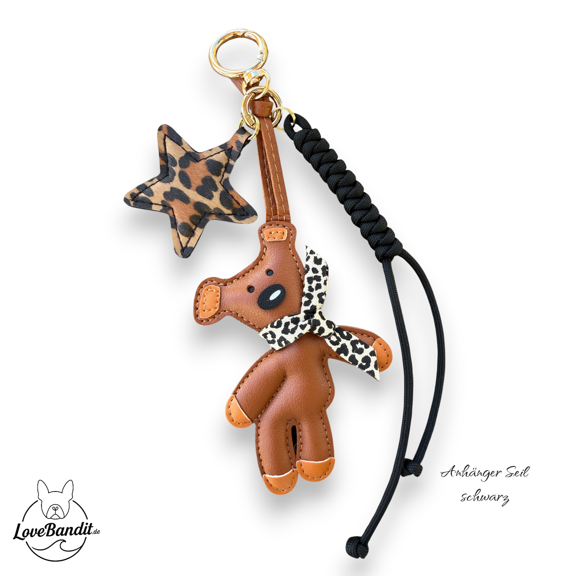 Taschenanhänger Bag Charm frecher Bär Leo LoveBandit